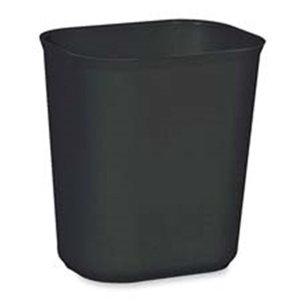 Eat-In Fire-resistant Wastebasket- 14 Qt- 8-.25in.x11-.13in.x12-.25in.- BK EA1620860